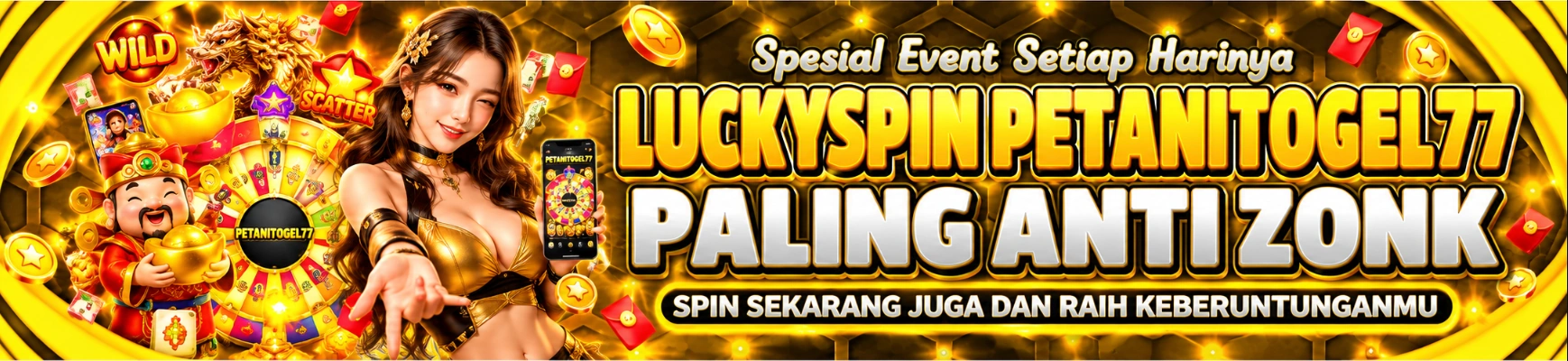 LUCKYSPIN ANTIZONK PETANITOGEL77